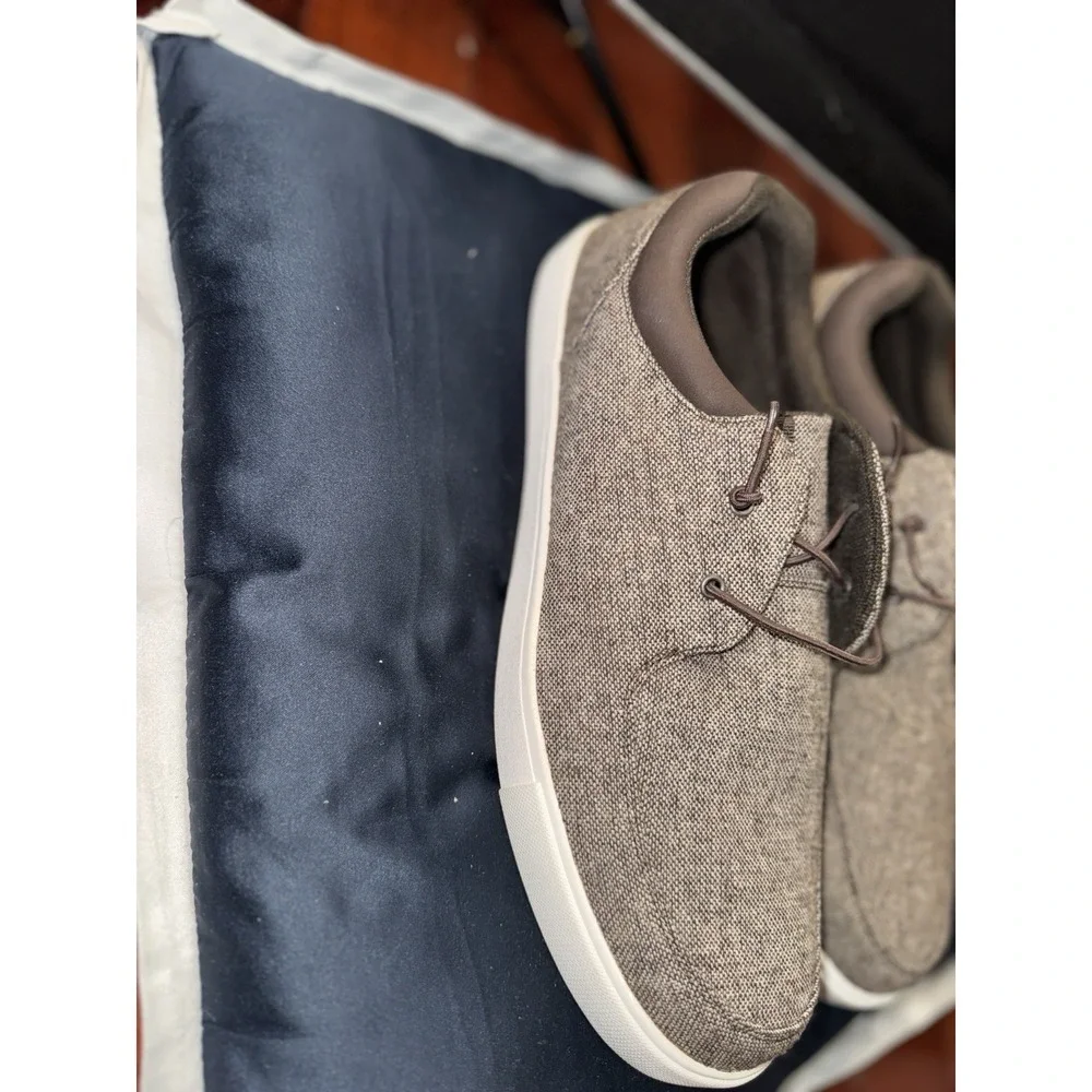 New! Goodfellow & Co Men's -Size 12 Brown Baylor Beach Sneaker Shoe Memory Foam